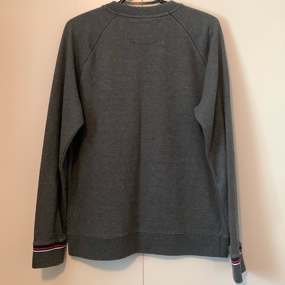 FILA Men’s Grey Logo Branded Pullover Sweatshirt Sweater Size Medium - Picture 5 of 8